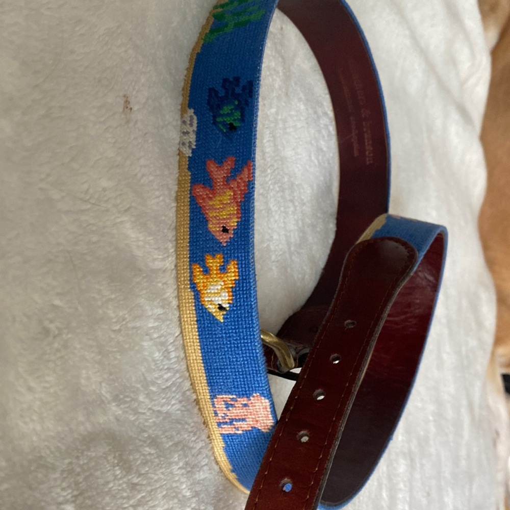 Snatchers & Branson Men’s Needlepoint Belt 42